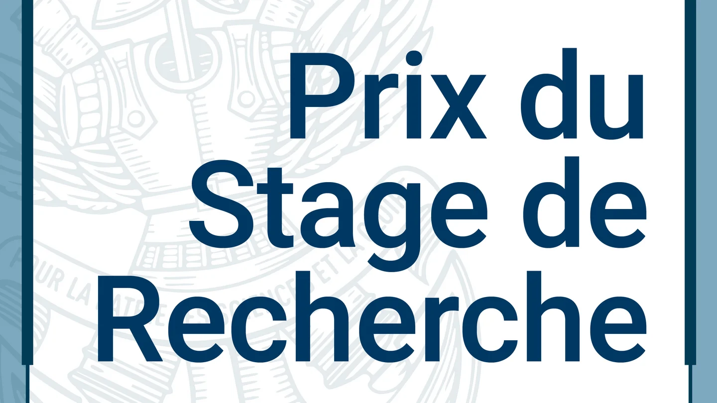 Logo of the Prix du Stage de Recherche