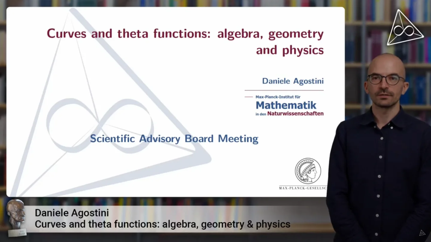 Daniele Agostini is giving a lecture