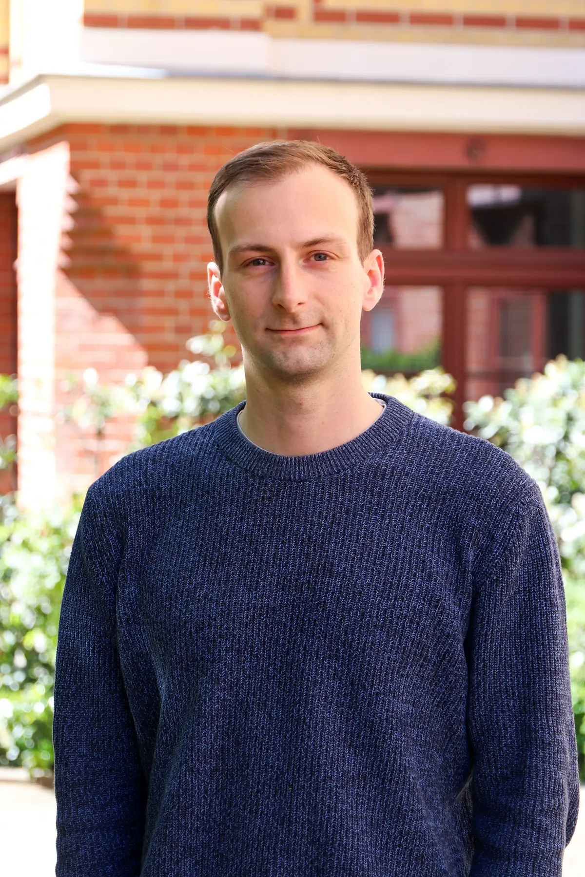Portrait of Lucas Broux outside