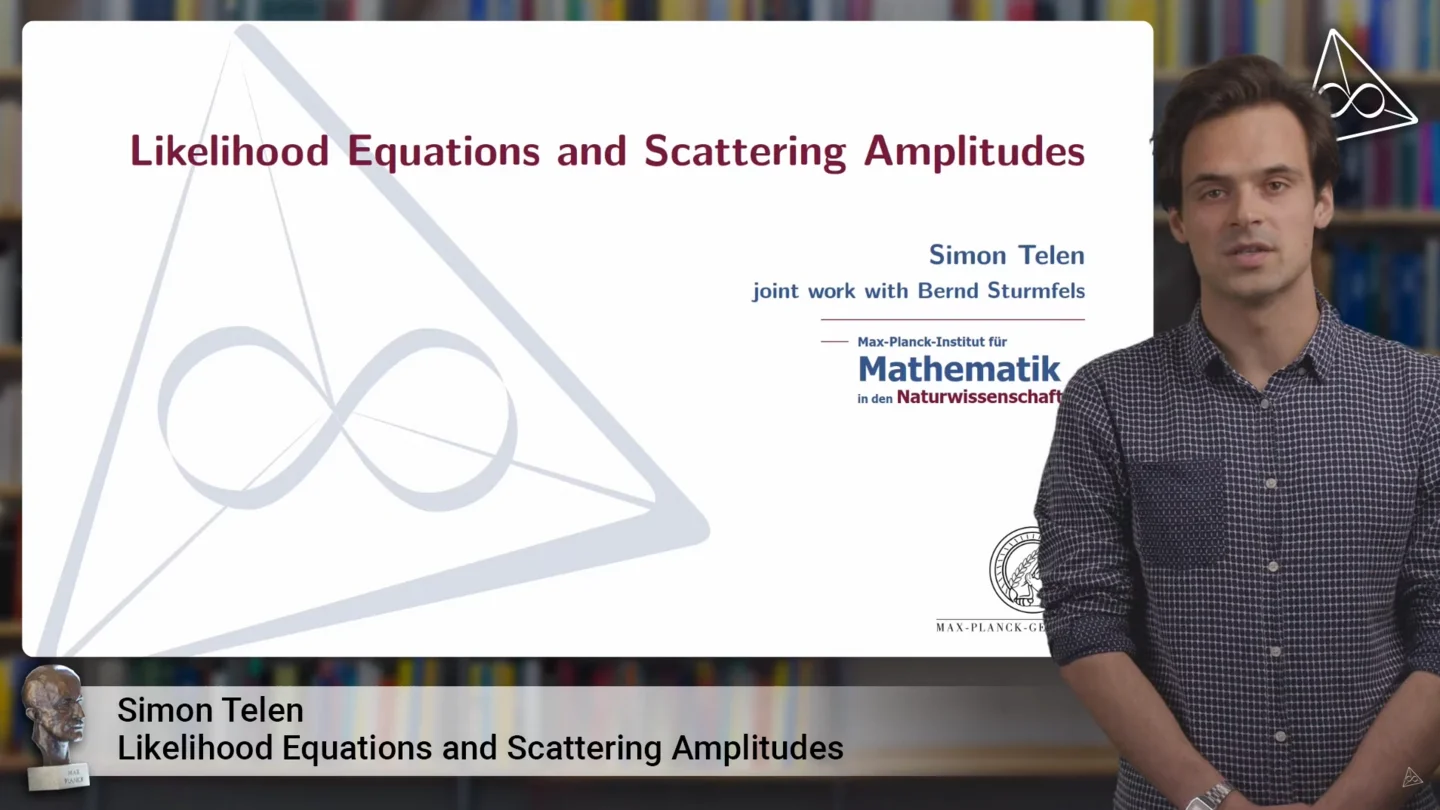 Simon Telen is giving a lecture
