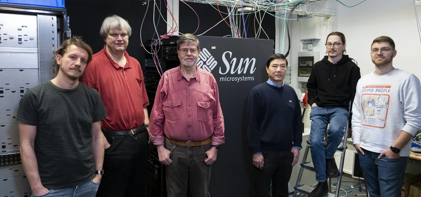 Group photo of members of the IT team