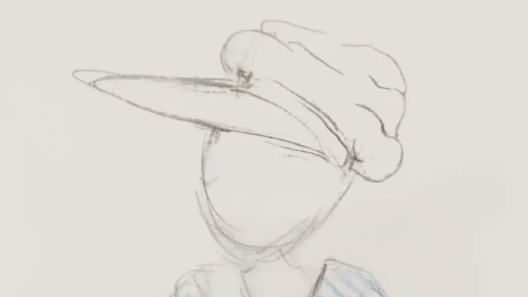 Sketch of Manneken Pis Thagoras